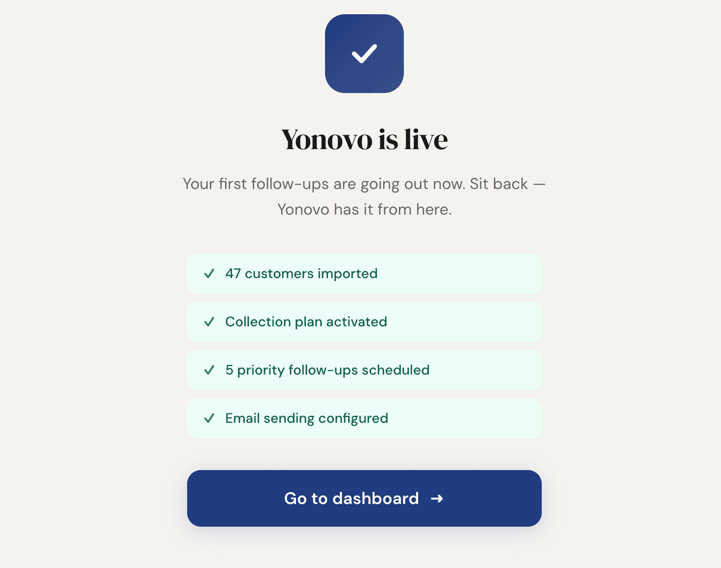 Built for quick setup
